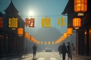 《深潜四千米》封面，深海中探照灯照亮的一小片岩壁