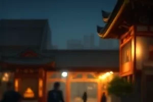 《雾港灯塔》剧集封面，夜色中的白色灯塔与翻涌海面