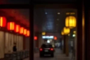 《候场时刻》封面，后台候场的椅子和半开的幕布